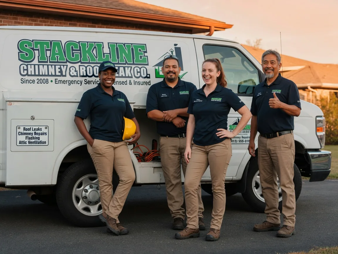 Chimney flashing repair company in Huggins, MO